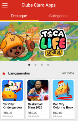 clube claro apps