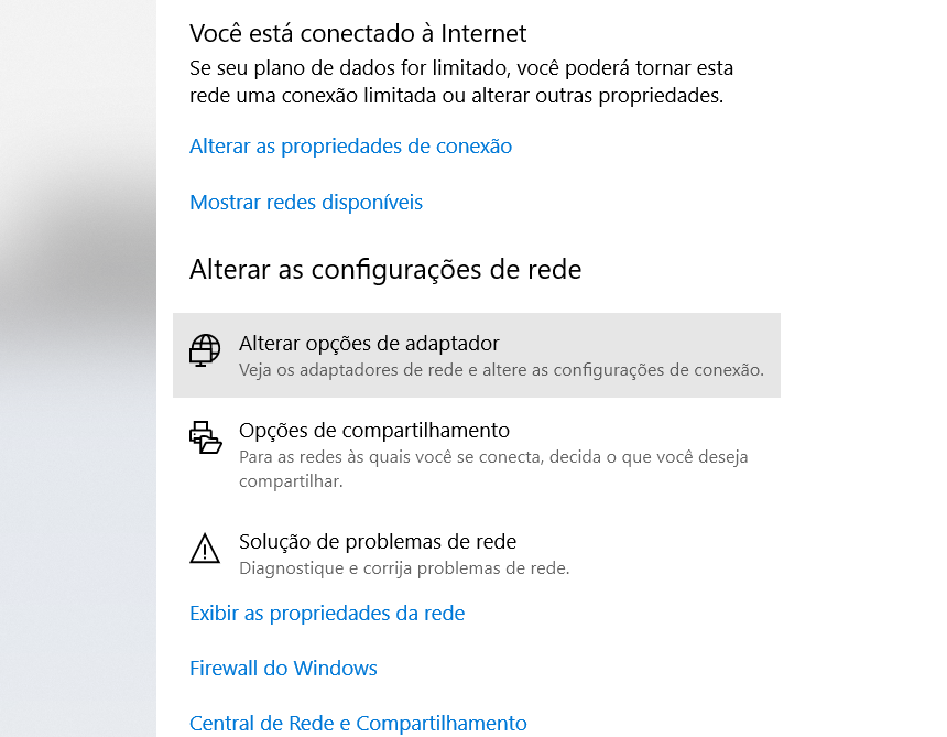 print da opção “desabilitar dispositivo” no computador