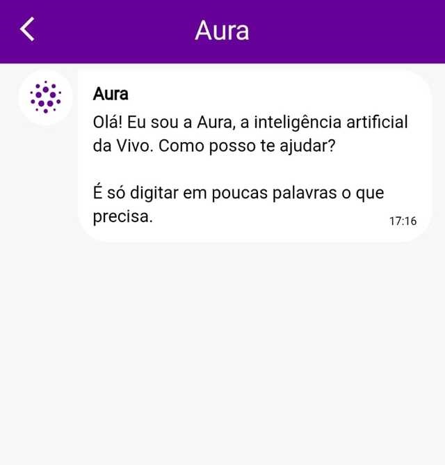 aura no app vivo