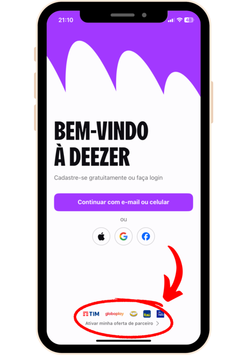 Como ativar Deezer no plano TIM