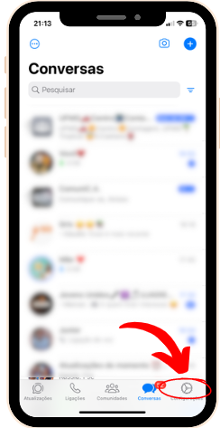 Print do app do whatsapp pelo computador