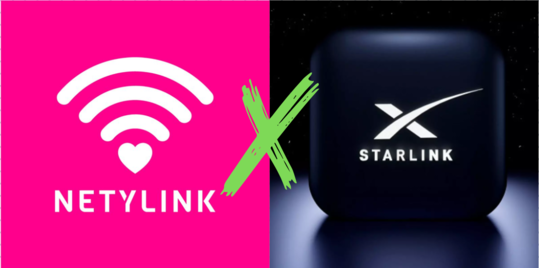 comparação entre a starlink e a netylink