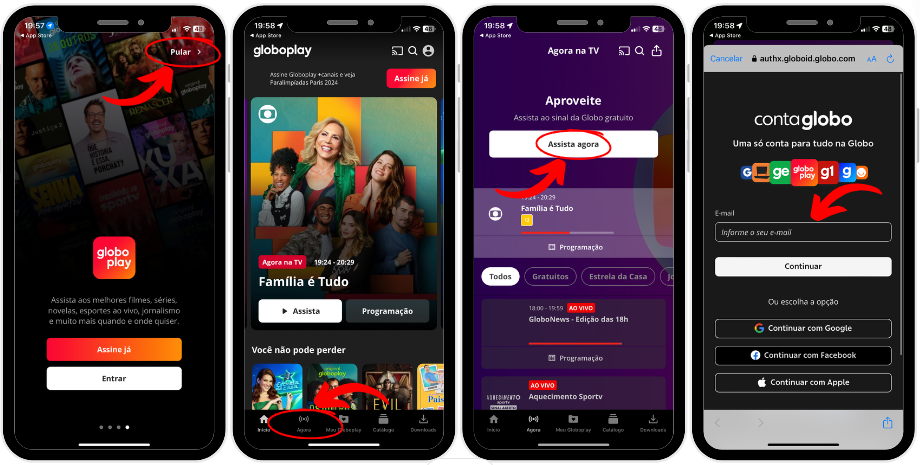 Passo a passo para assistir Globo ao vivo pelo Globoplay