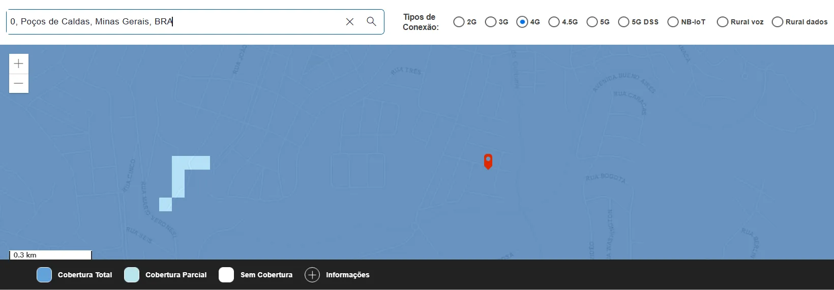 mapa de cobertura TIM