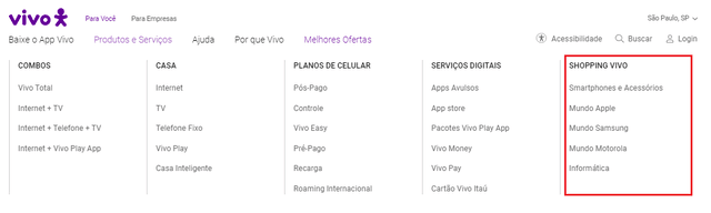 2 - Vá para Shopping Vivo