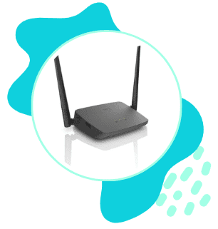 Imagem ilustrativa do roteador d-link