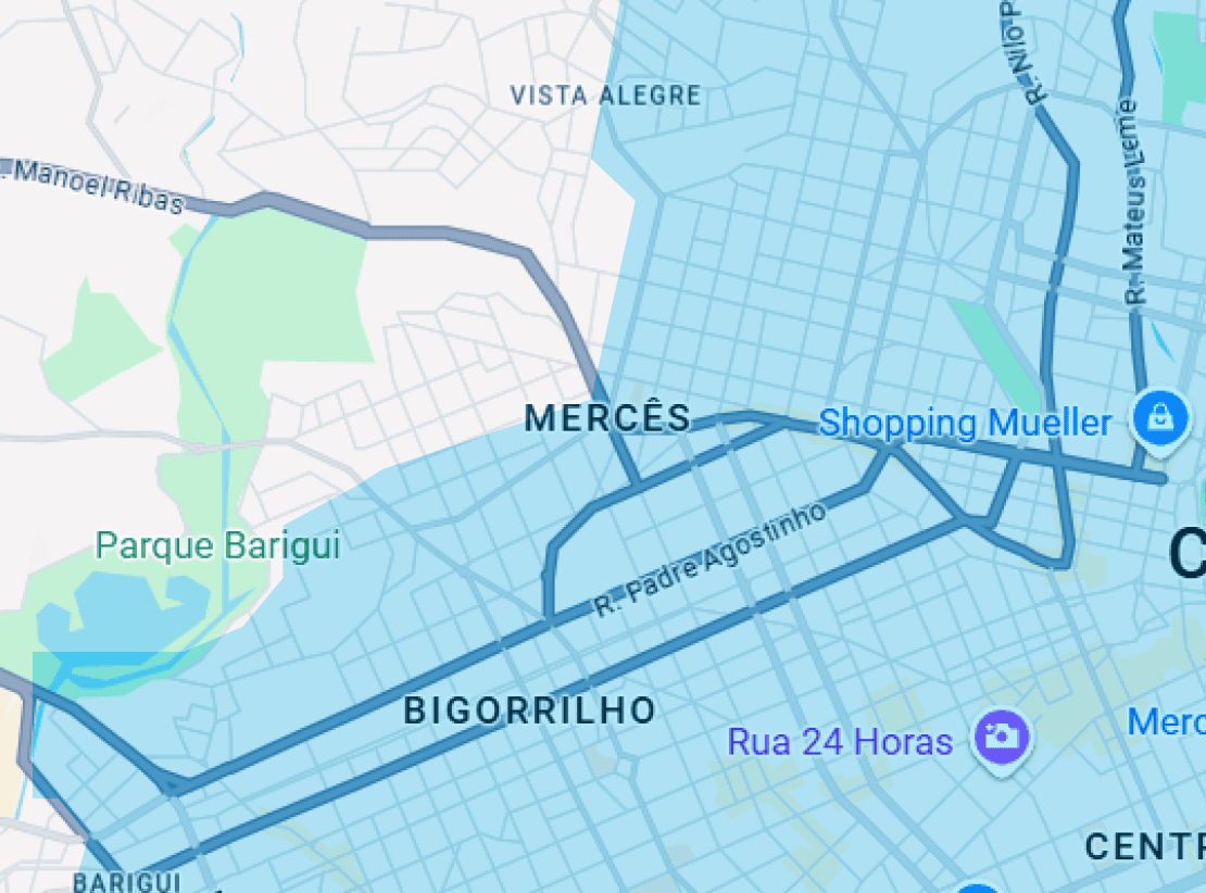 Mapa de cobertura