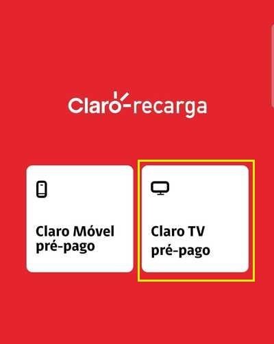 Abra o app