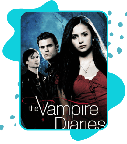 capa da série the vampire diaries