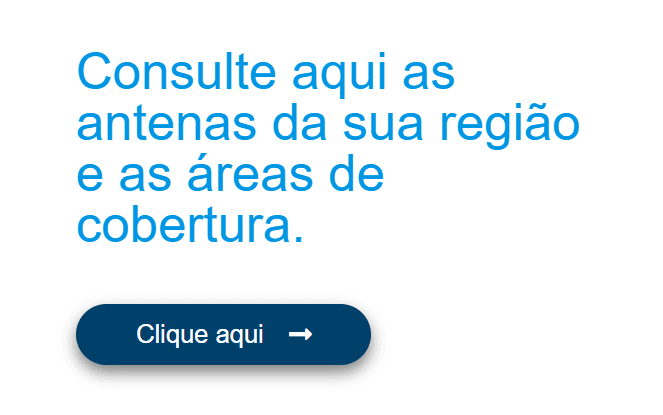 Página da Correios Celular, mostrando o botão de "Clique Aqui" para verificar a cobertura da operadora