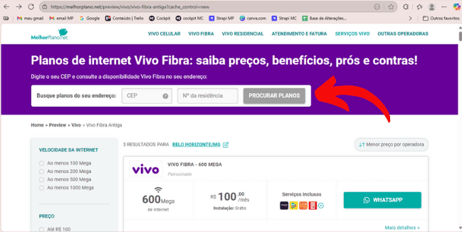 Planos Vivo Fibra por R$100,00: saiba os prós e contras!