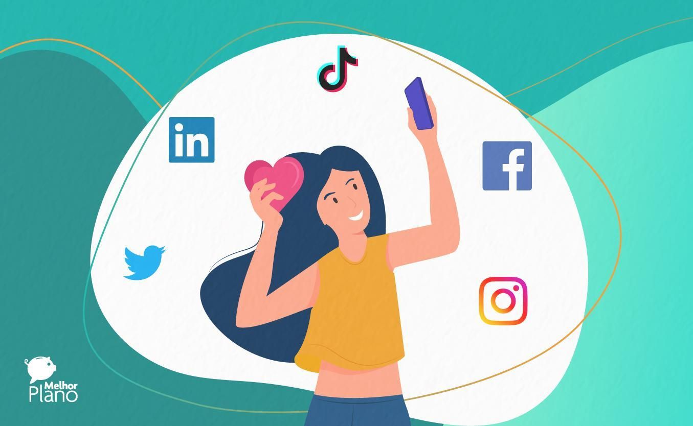 Redes Sociais Mais Usadas